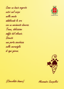 poesia Cioccolato Bianco